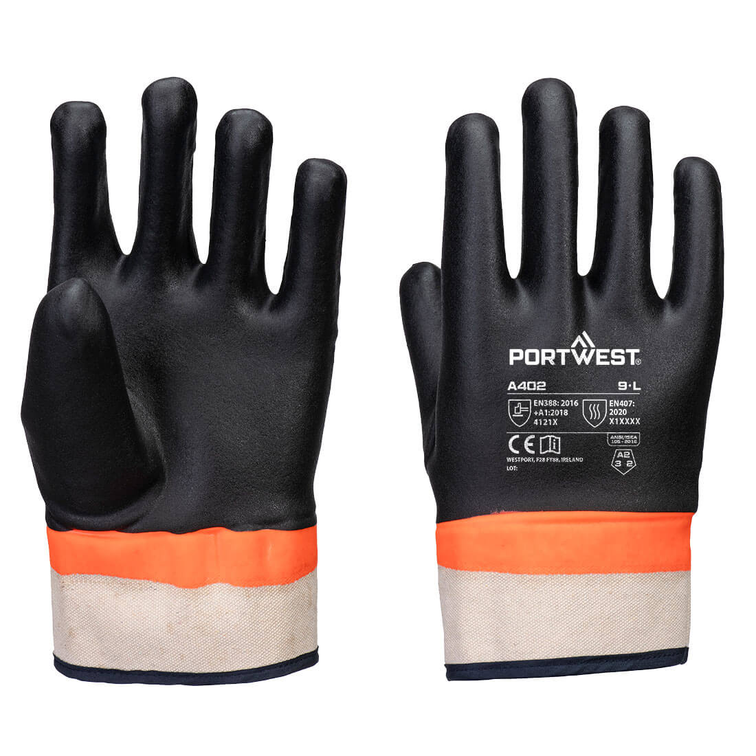 Noir/Orange