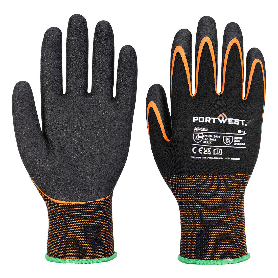 Noir/Orange