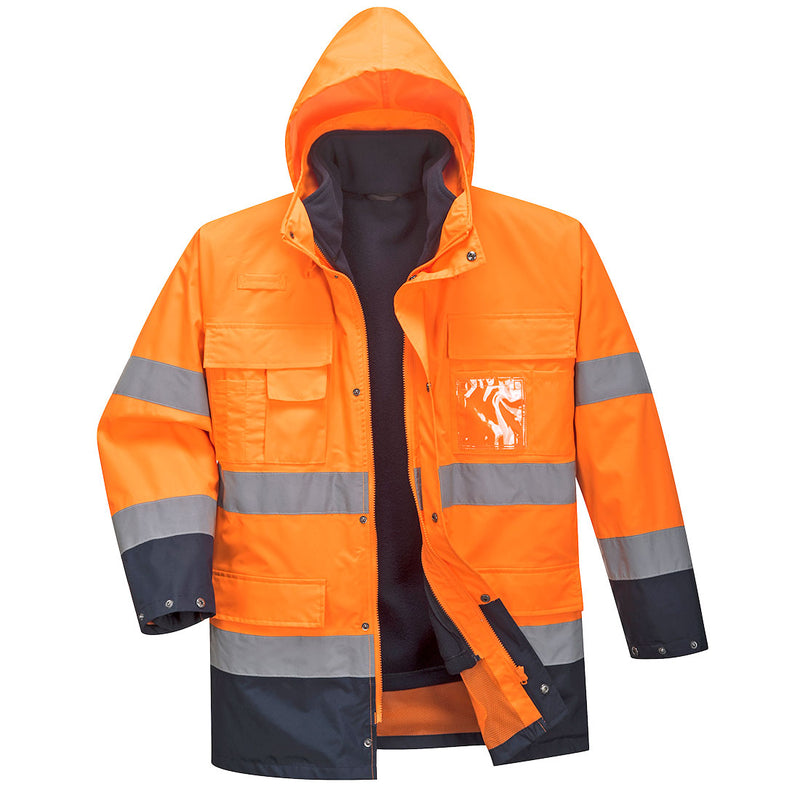 Orange/Marine